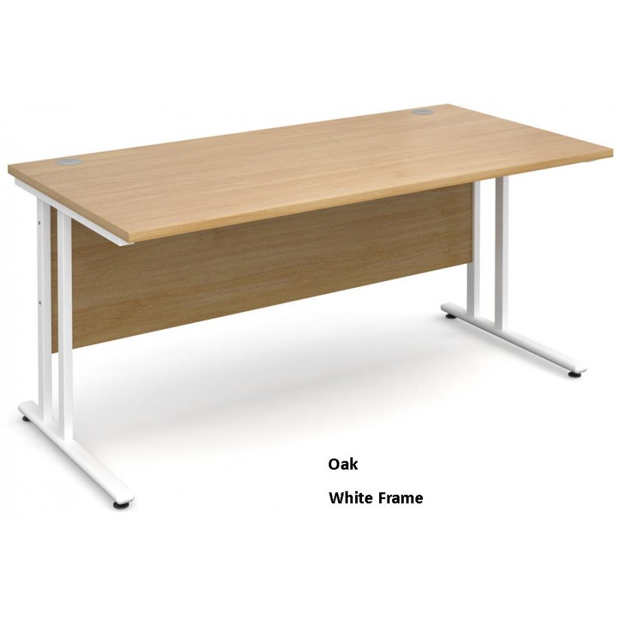 Maestro 800mm Deep Straight Office Desk